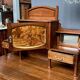 Antique French desk in Art Nouveau style.