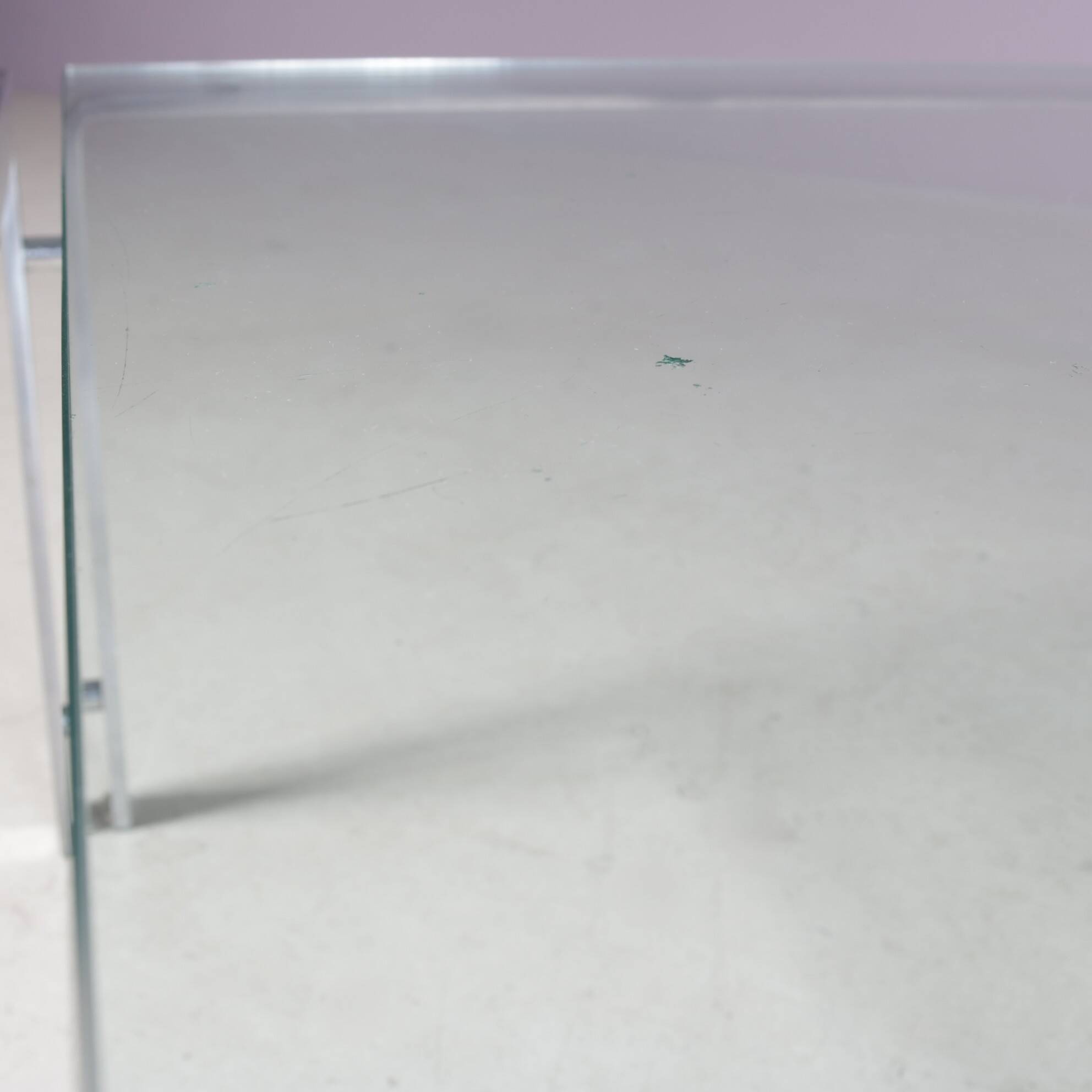 1960s coffee table with chrome frame and glass top by Hank Kwint for Metaform Netherlands