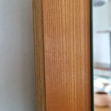 Scandinavian vintage wooden mirror