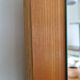 Scandinavian vintage wooden mirror