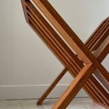 Vintage geometric magazine rack