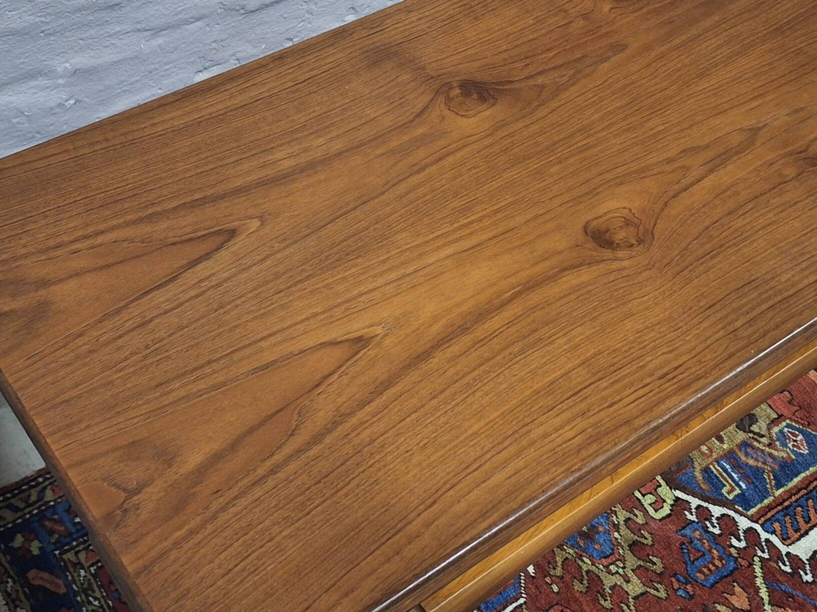 Metamorphic dining / coffee table in teak by Kai Kristiansen, Denmark 1960s