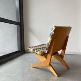 Scissor lounge chair by Jan van Grunsven for Pastoe, model FB18, Dutch 1960s