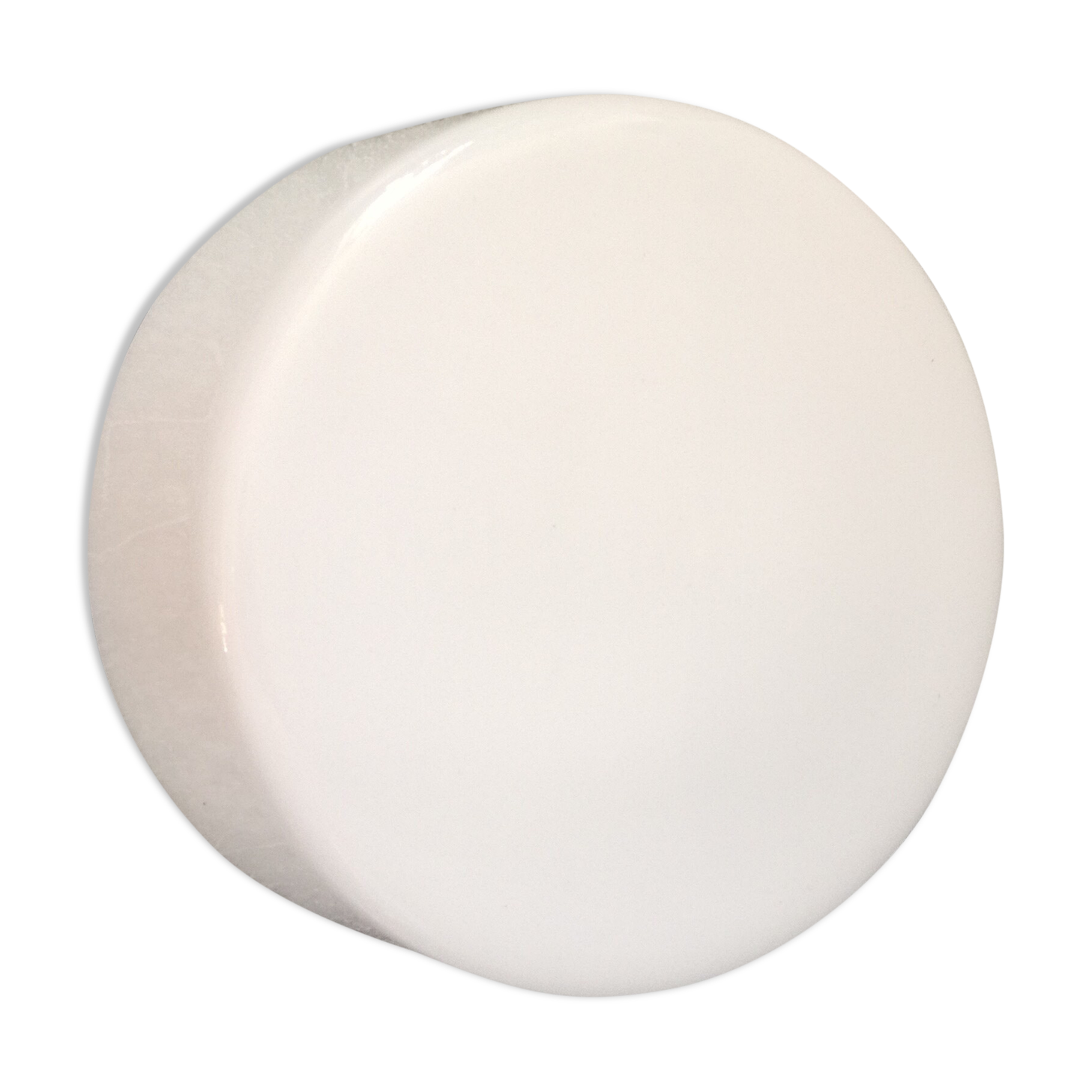Applique galet Belmag en verre opalin Ø19