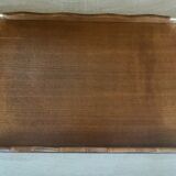 Wood and brass top 62X39