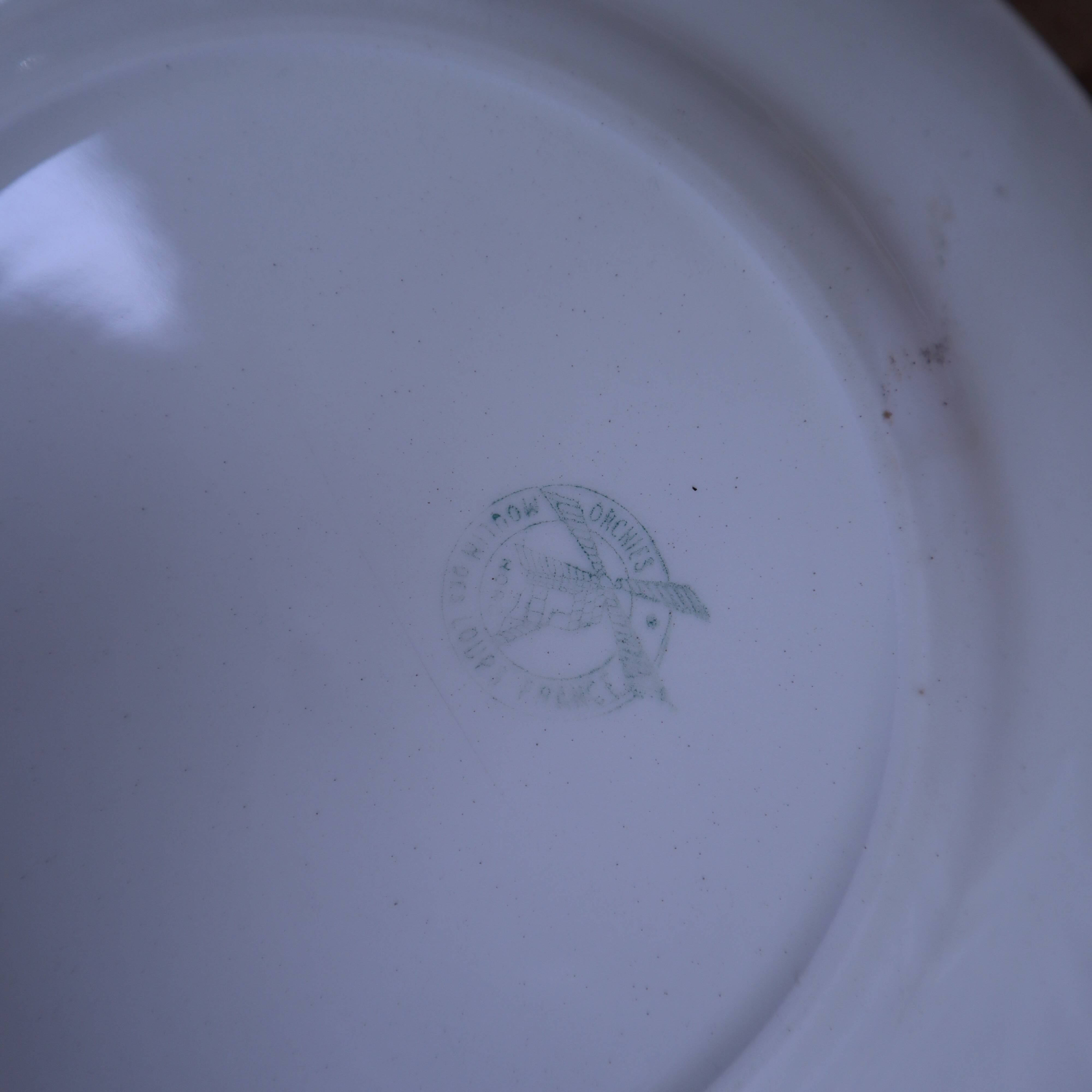 5 Assiettes plate Moulin des Loups "St Trop"