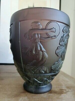 Art Nouveau vase signed Georges de Feure by Daum