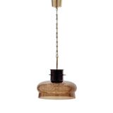 Mid-Century Scandinavian Glass Ceiling Light Neptune Model by Carl Fagerlund for Orrefors, 1960s
