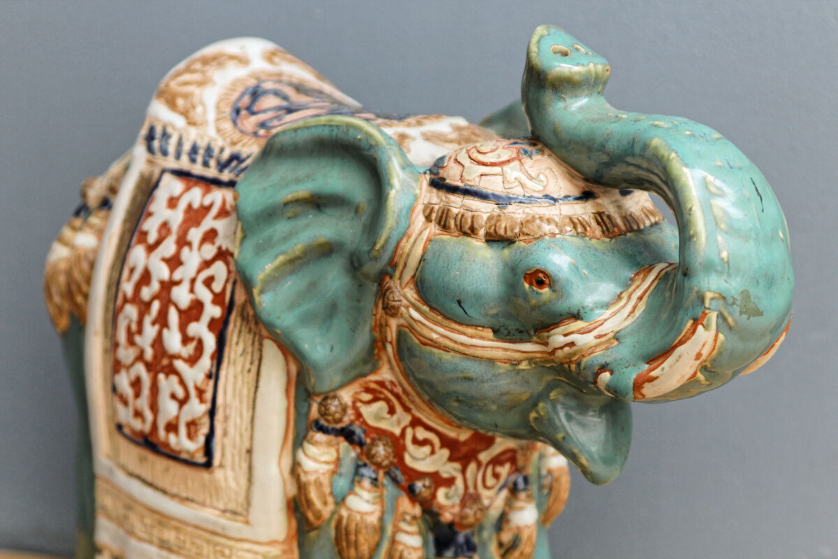 Ceramic elephant from China