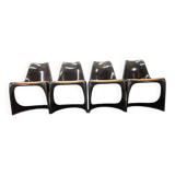 Set of four dining chairs Steens Østergaard A-Line 290, Cado, Denmark, 1960s