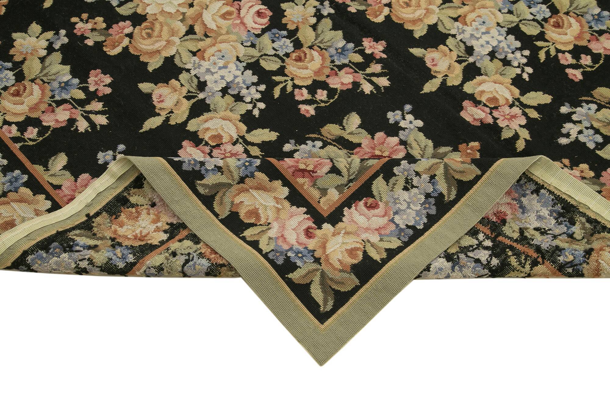Handmade Vintage Flatweave Needlepoint Kilim 180 cm x 272 cm