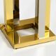 Pair of very rare 1970s XXL brass table lamps from Vereinigte Werkstätten