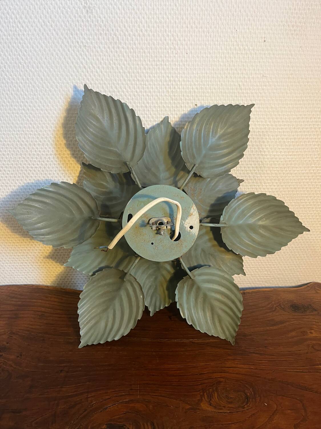 Pair of Masca flower wall lights