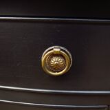 Black console hall table