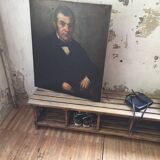 Oil canvas portrait of a man