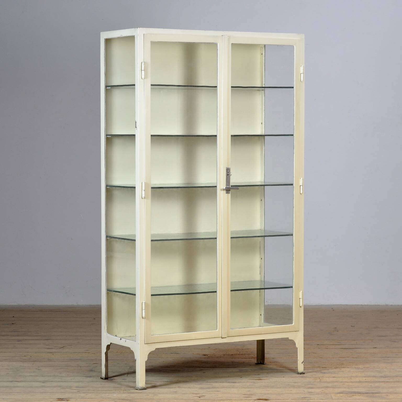 Iron medical cabinet, 1930s