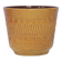 Cache-pot en céramique marron, Allemagne de l'Ouest