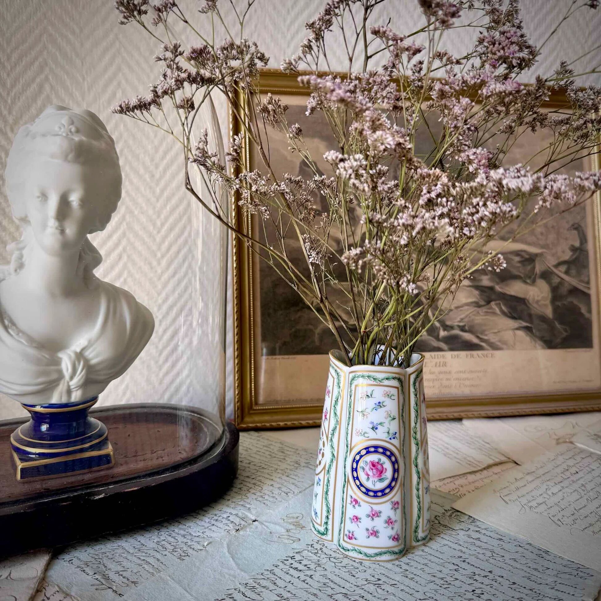 Haviland Limoges porcelain vase – Louveciennes model