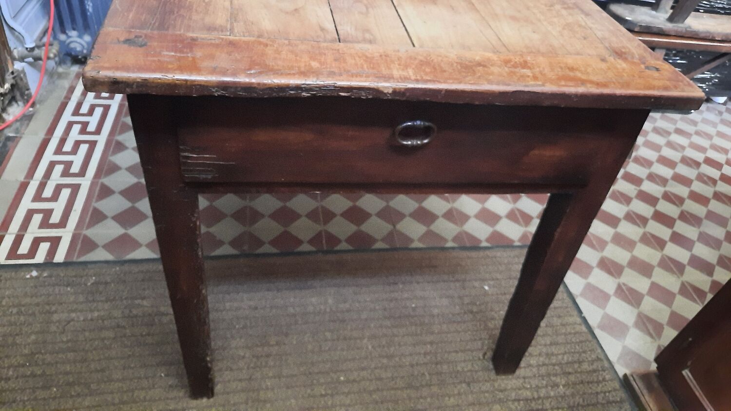 Farmhouse table and benches