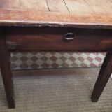 Farmhouse table and benches