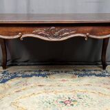 Regency dining table. Solid oak.