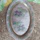 Oval enamelled plate signed A Schelde