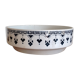 saladier ancien français Thérèse 1900, blanc bleu