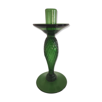 Large glass candlestick