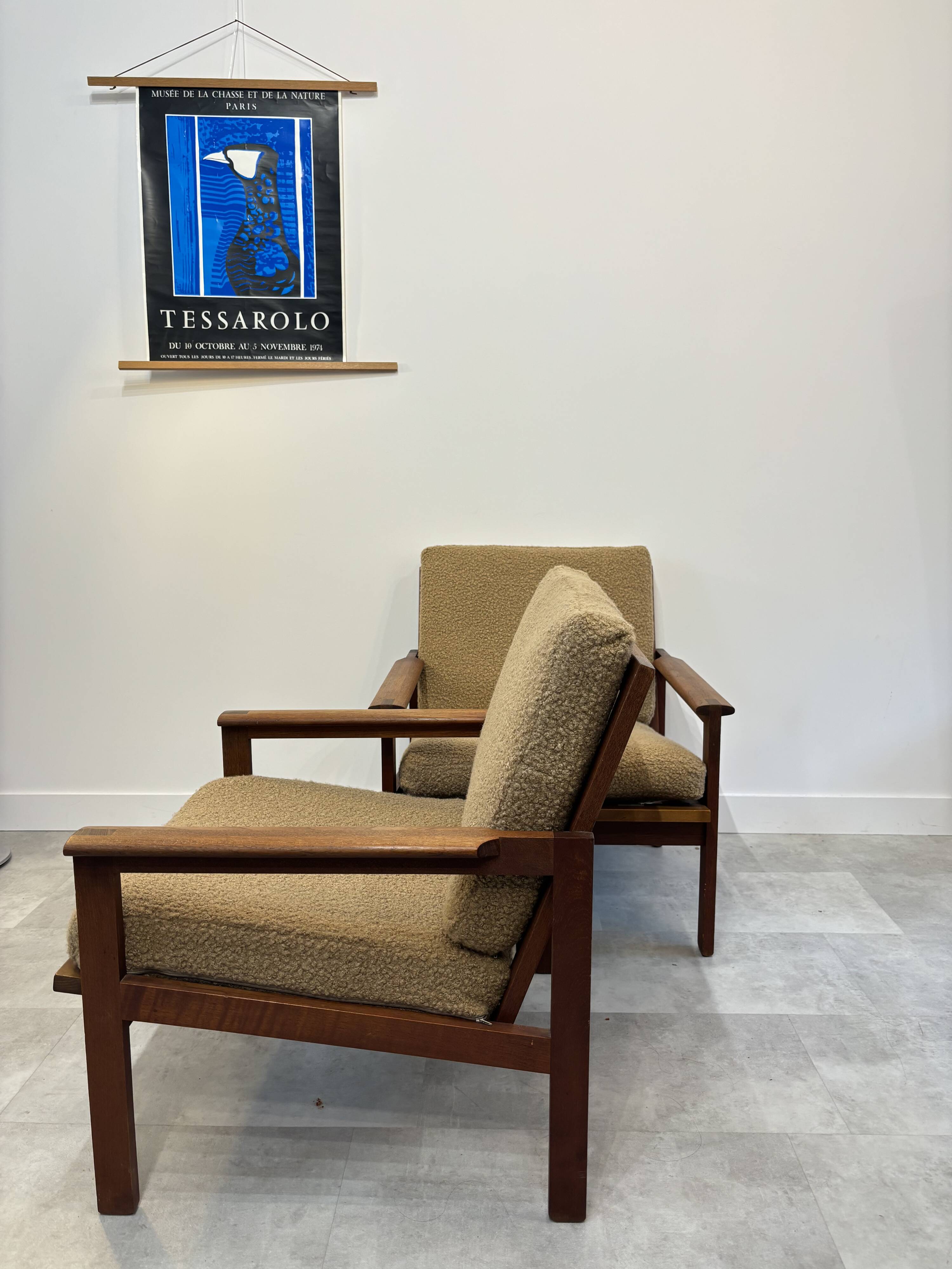 Pair of Capella teak armchairs by Illum Wikkelso