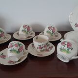 Tasses et assiettes dessert Anglaises Royal Tudor