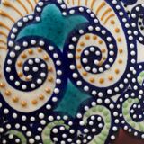 Ceramic plate Quimper signed HB