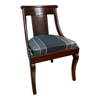 Chaise gondole en acajou – Style Empire