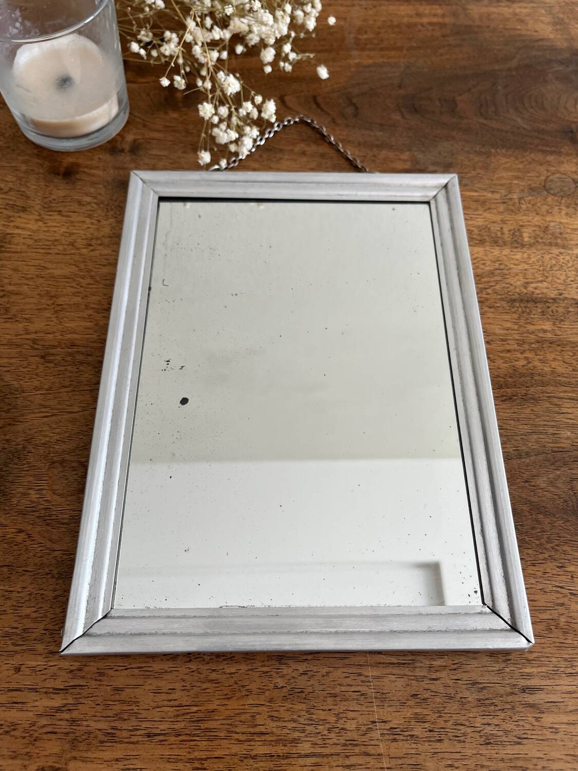 Barber mirror 24.5 x 18 cm
