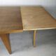 Table a rallonge pied compas