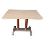 Rectangular bistro table.