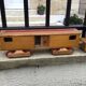 Folk art wooden train