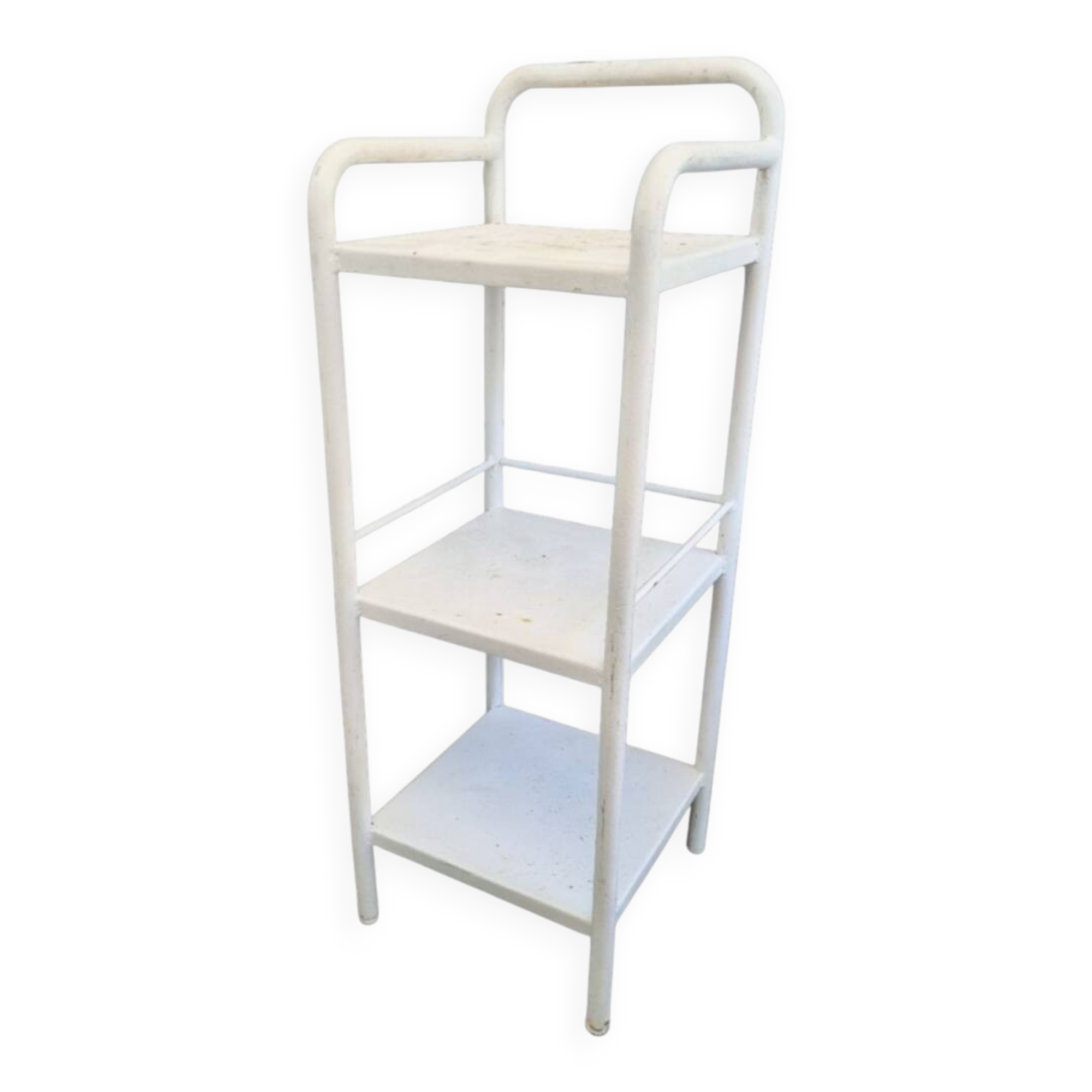 50s metal bedside table