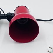 Orientable vintage clip spotlight, European production, 1980s.