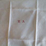 5 cotton dammase monogrammed towels NA