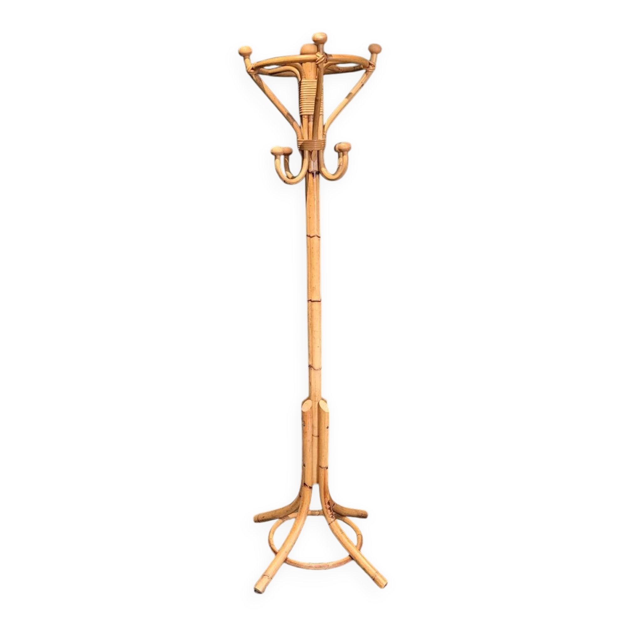 Vintage bamboo coat racks