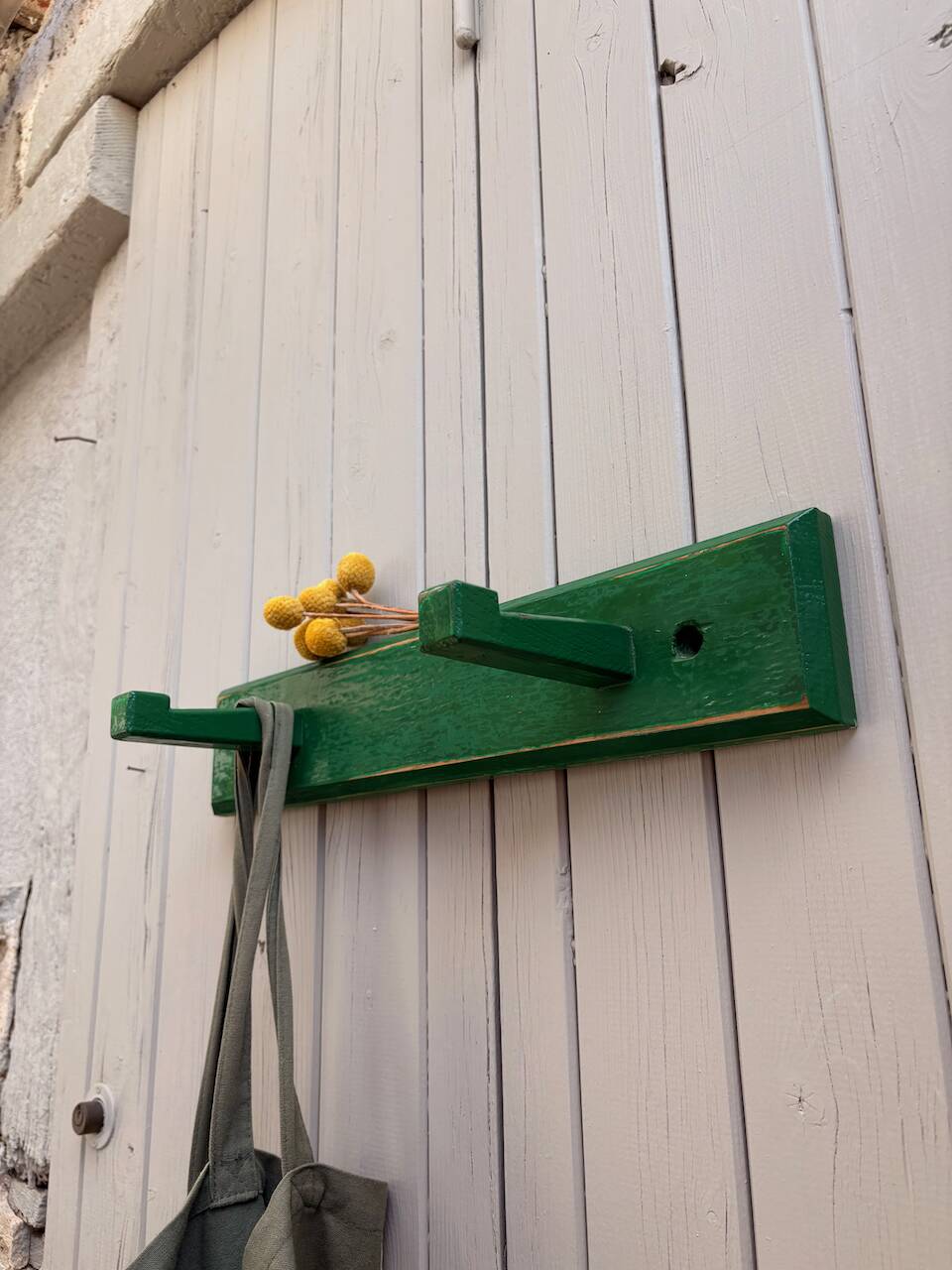 Vintage wooden coat hook