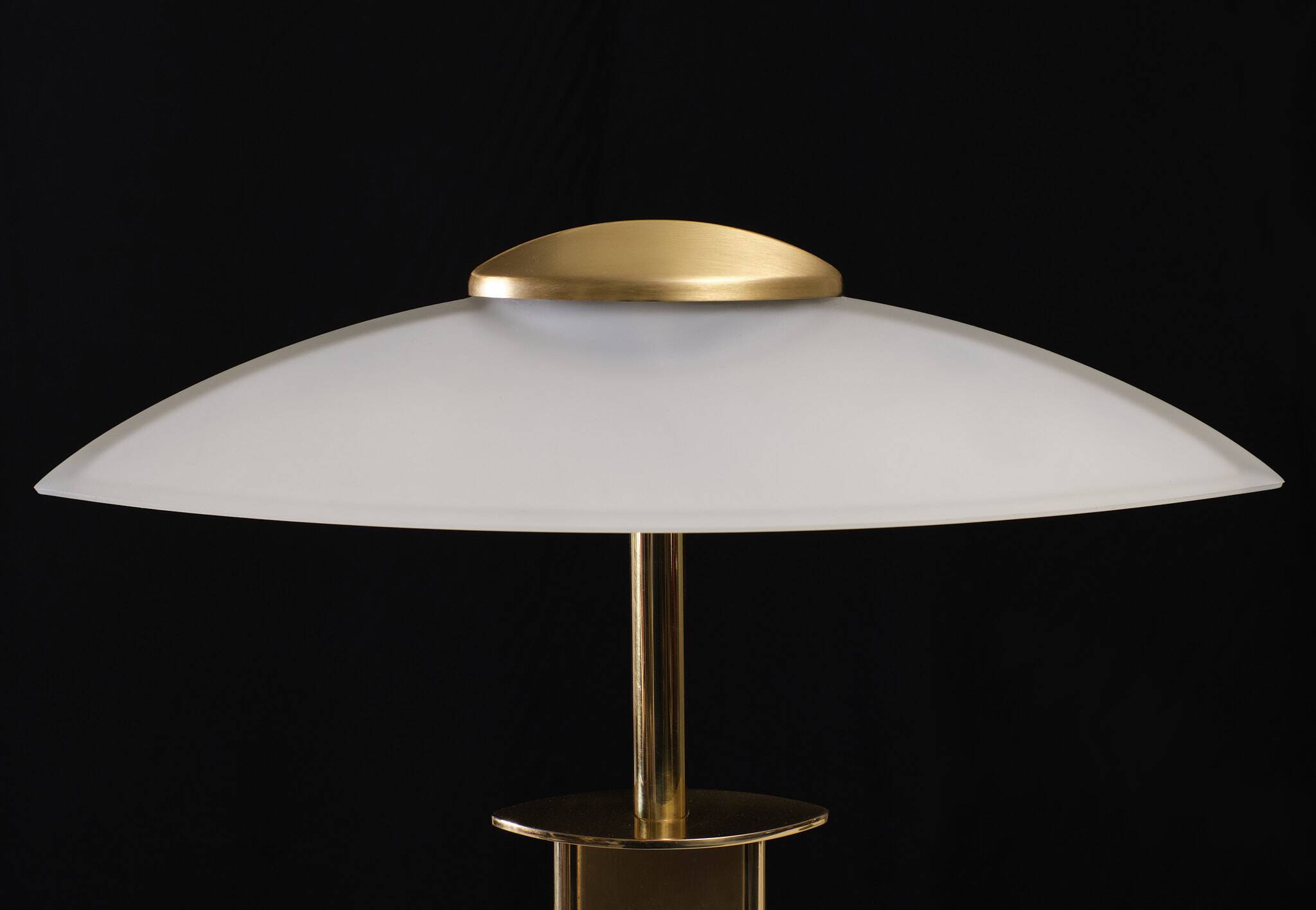 set Holtkotter Brass table lamps 1980s Germany