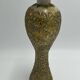 Ancient China baluster vase, jade and gold ornaments, Song