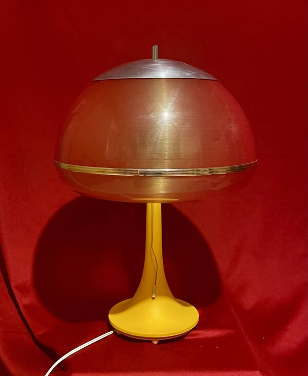 Lampe champignon ''Guzzini'', vintage, fabrication Italienne, Année 60/70