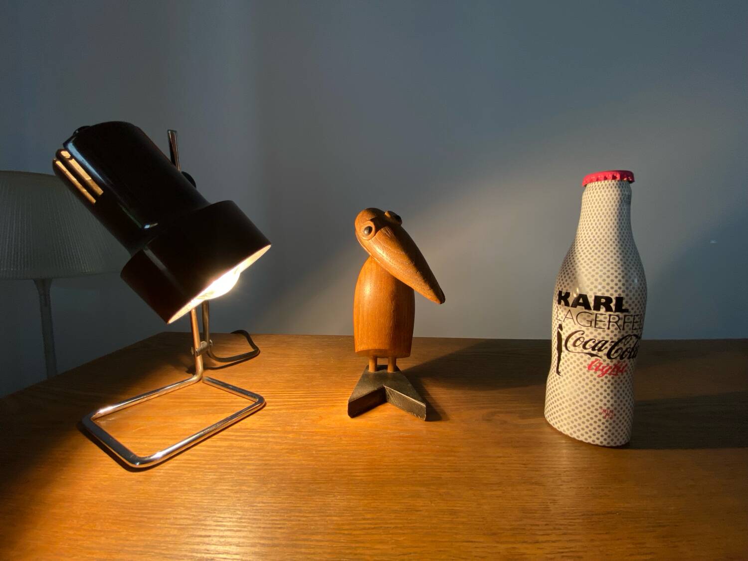 Bedside lamp mini spot vintage 70 original Prisunic pop Age