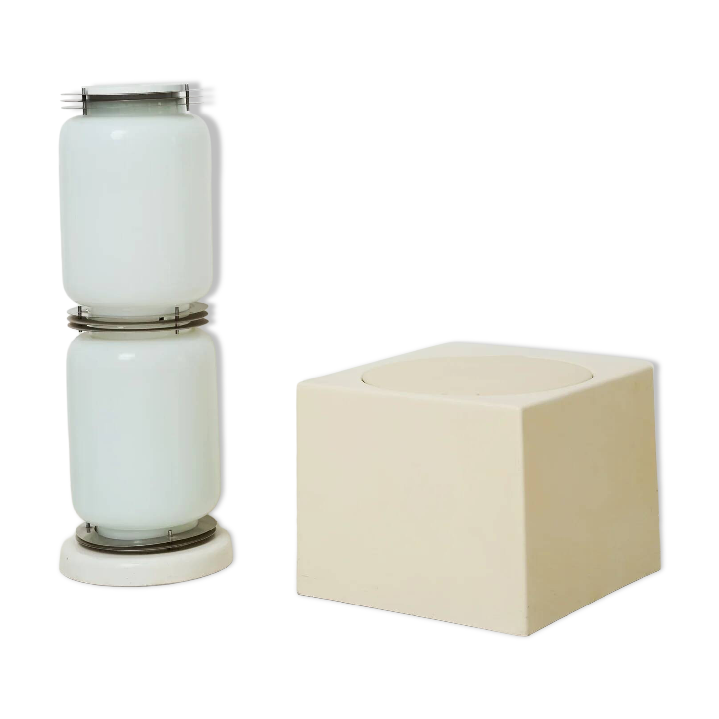 Cube pouf "Roma", Luigi Pellegrini, MIM, 1970s