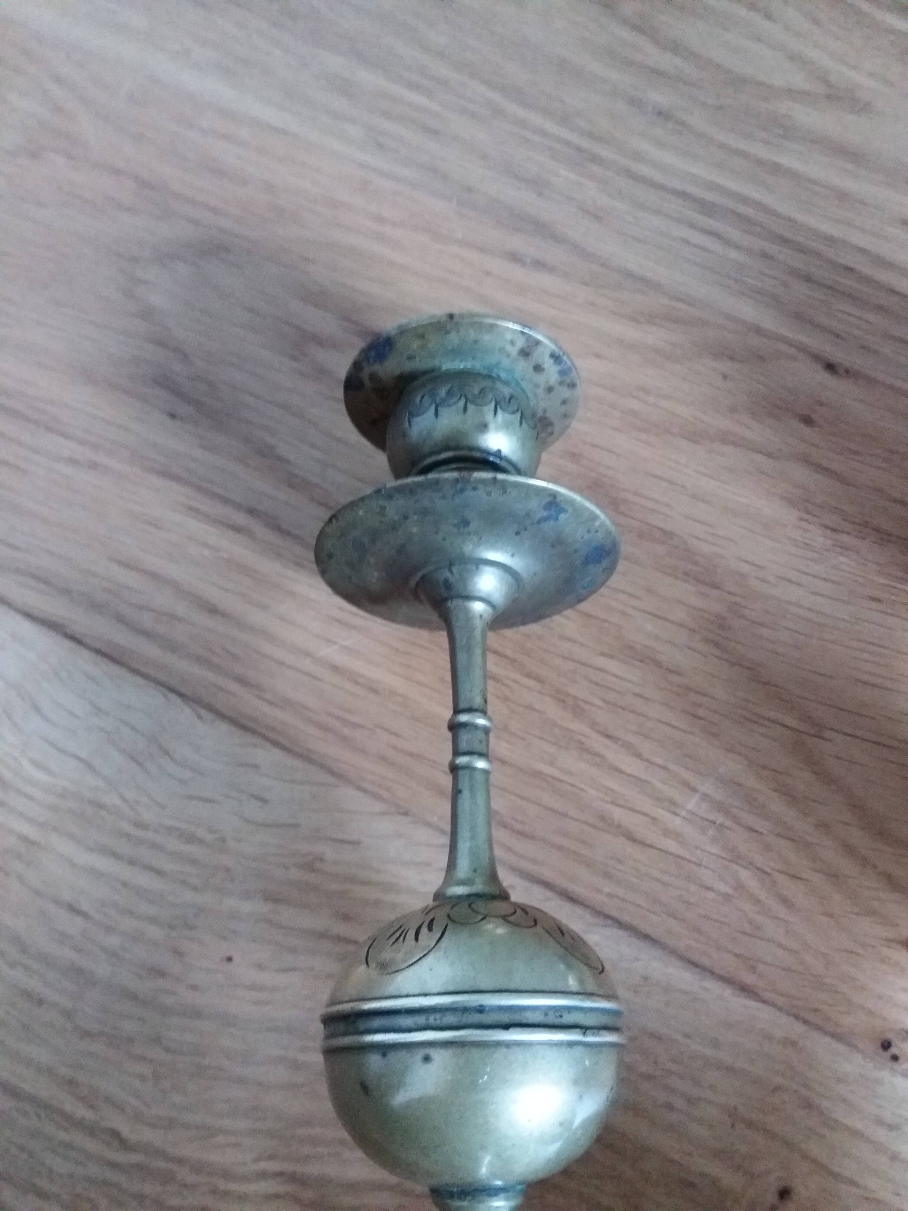 Brass candlesticks