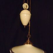 1930s brass "up and down" suspension