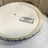 Soup pot in Sarreguemines earthenware model "Florine"