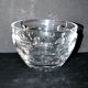 Cristal jg durand set of 2 cut crystal bowls with bubble dots